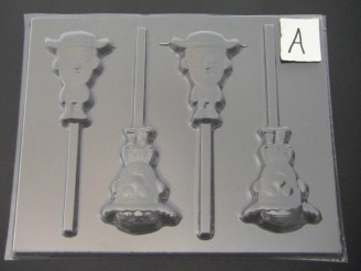 541sp Woodsman Toy Story Chocolate Candy Lollipop Mold FACTORY SECOND
